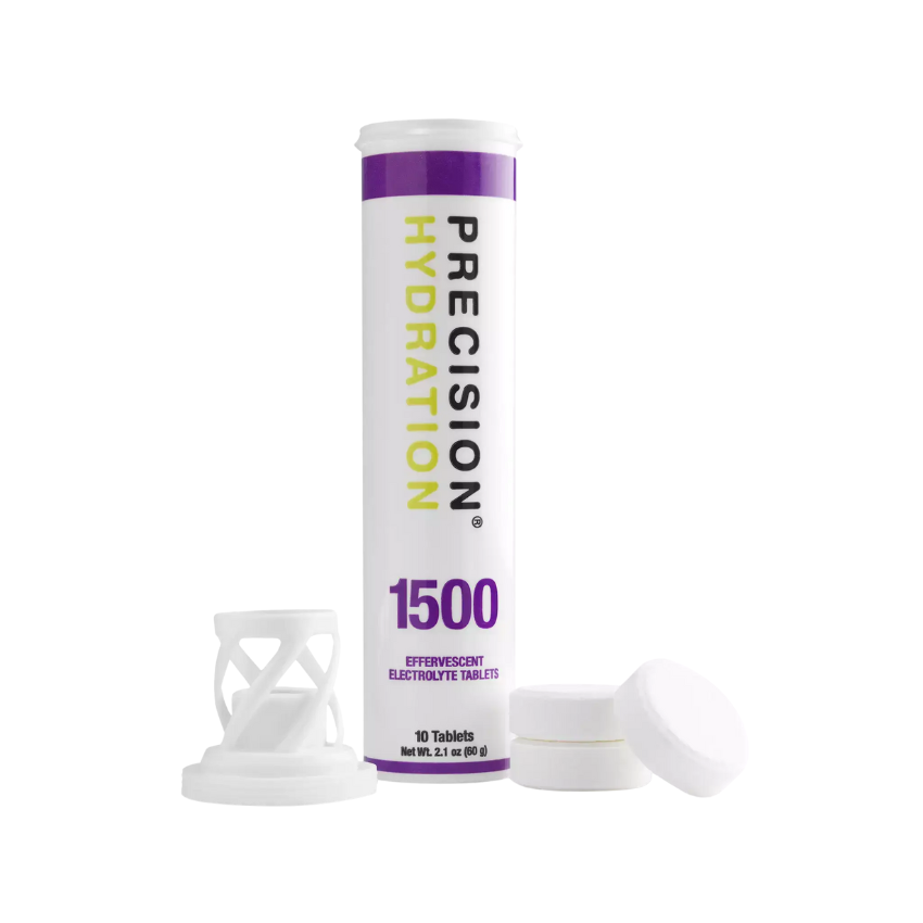 Precision Fuel and Hydration PH 1500 high sodium electrolyte drink mix tubes showing 1500mg sodium concentration layout for extreme sweat hydration - Epic Sports Kenya