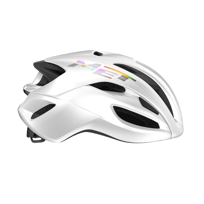 MET RIVALE MIPS WHITE HOLOGRAPHIC |GLOSSY