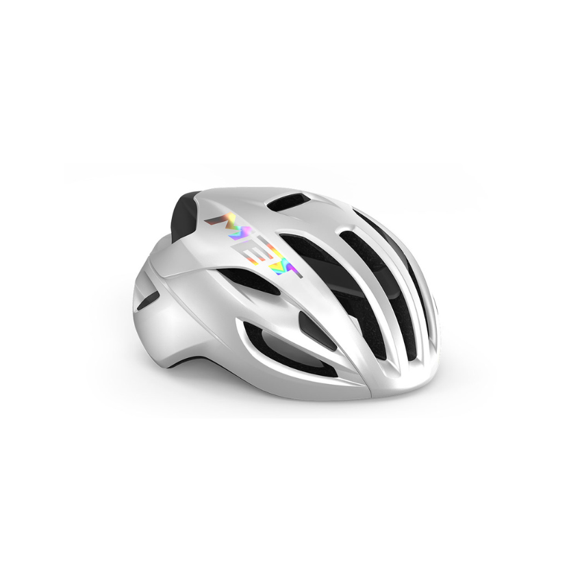 MET RIVALE MIPS WHITE HOLOGRAPHIC |GLOSSY