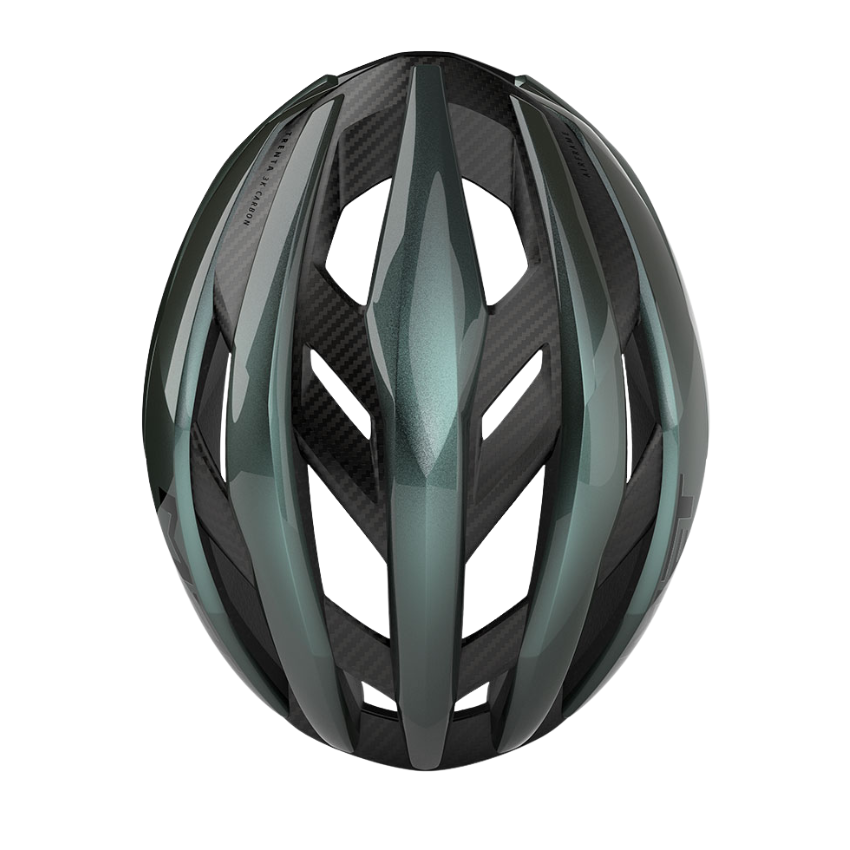 MET TRENTA 3K CARBON HYPER TEAL GLOSSY