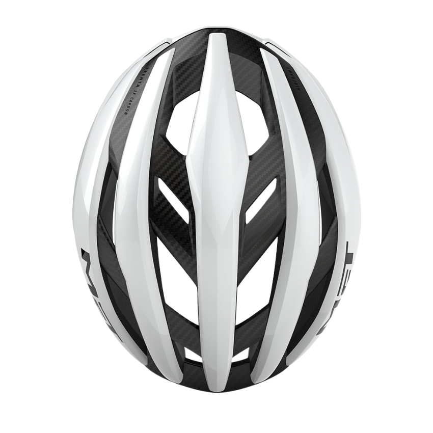 MET TRENTA 3K CARBON WHITE GLOSSY