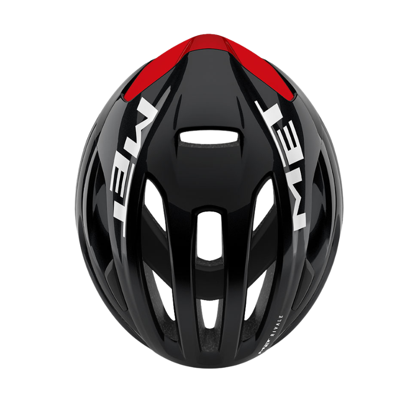 MET RIVALE MIPS CE BLACK RED | GLOSSY