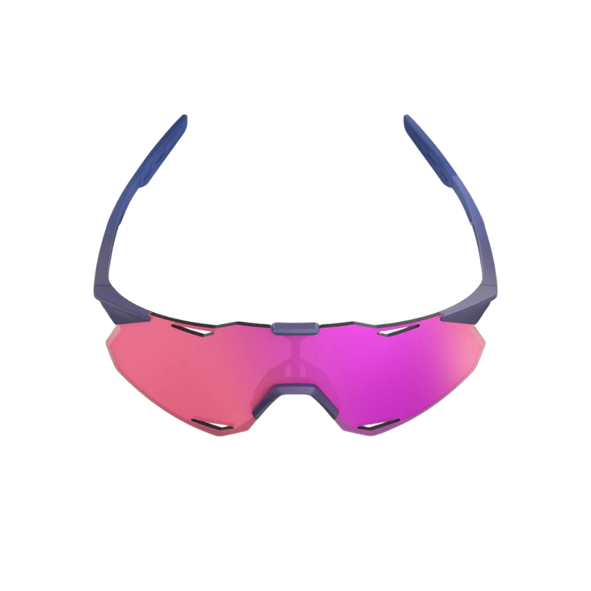 100% HYPERCRAFT® XS SATIN STORM METALLIC PURPLE MIRROR LENS