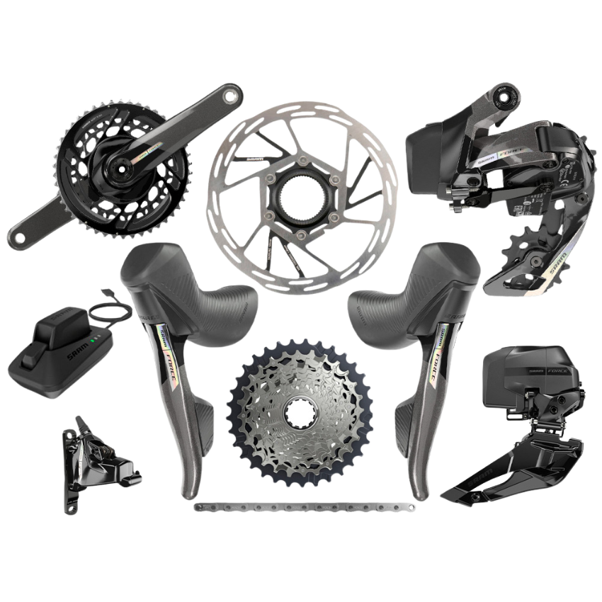 SRAM FORCEAXS ROAD BIKE HRDFLAT MOUNT ROAD GROUPSET 2x12 | 50-37 Teeth