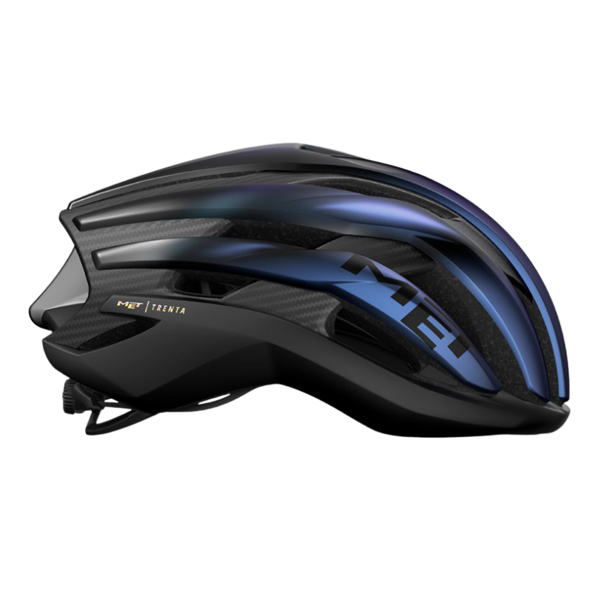 MET TRENTA 3K CARBON MIPS BLUE IREDESCENT | MATT