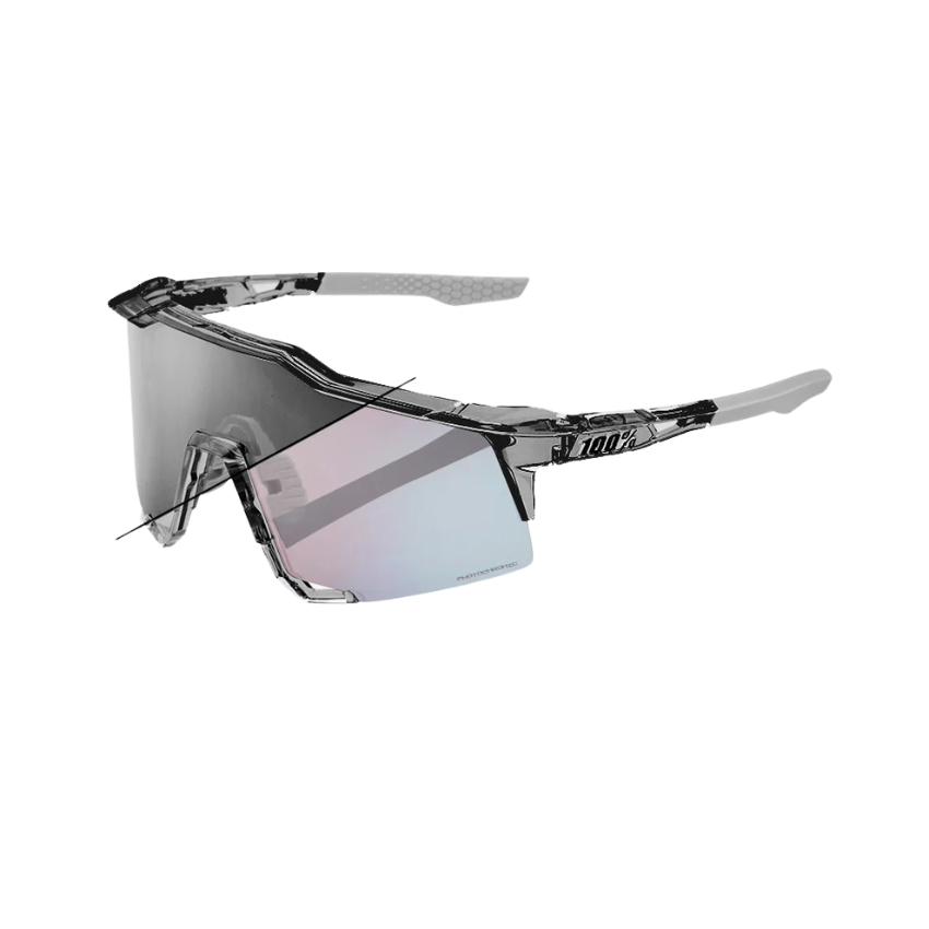 100% SPEEDCRAFT GLASSES POLISHED TRANSLUCENT GREY