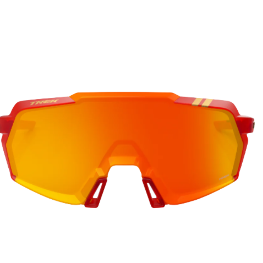 100% KORBIN TREK TEAM FACTORY RACING TRANSLUSCENT MATTE RED HiPER® RED MIRROR