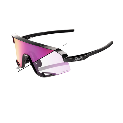 SLENDALE® GLOSS BLACK PURPLE MIRROR PHOTOCHROMIC LENS