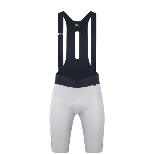 Gobik X Men's Diamond K10 pro cycling bib shorts in Diamond colorway showing their minimalist DUALKNIT PRO circular knit fabric raw-cut seamless leg bands and ergonomic graphene threaded thermal shoulder straps - Epic Sports Kenya