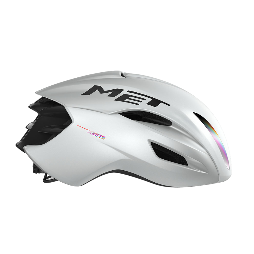 MET MANTA WHITE HOLOGRAPHIC |GLOSSY
