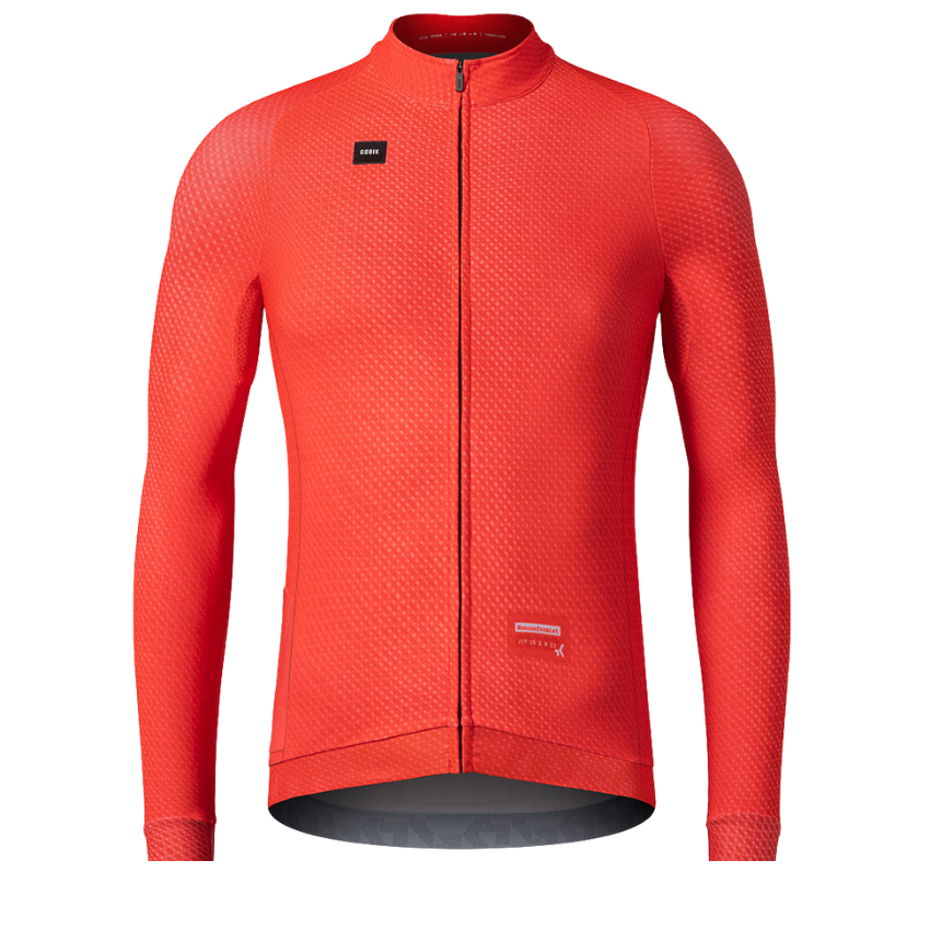LONG SLEEVE JERSEY MEN  HYDER VERMILION