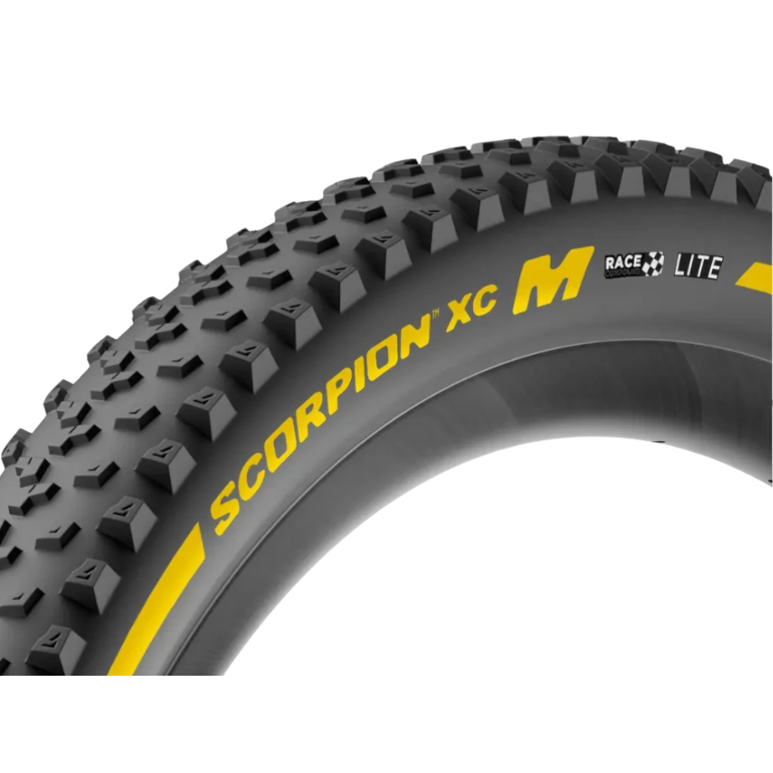 PIRELLI SCORPION RACE XC M 29 x 2.40 | LITE TLR BLACK / YELLOW TIRE