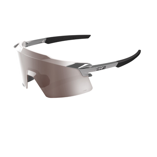 100% AEROCRAFT® GLOSS BLACK CHROME HiPER® SILVER MIRROR LENS