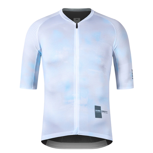 Gobik Reactive unisex short sleeve cycling jersey in elite Gossy edition 95g ultra fit seamless heat sealed bonded aerodynamic race maillot - Epic Sports Kenya