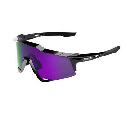SPEEDCRAFT® POLISHED BLACK HiPER® POLARIZED LAVENDER MIRROR LENS