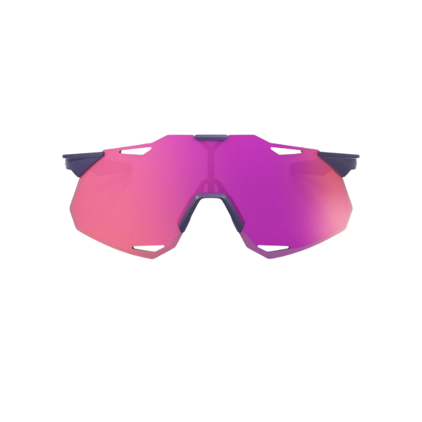 100% HYPERCRAFT® XS SATIN STORM METALLIC PURPLE MIRROR LENS