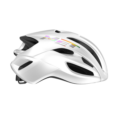 MET RIVALE MIPS WHITE HOLOGRAPHIC |GLOSSY