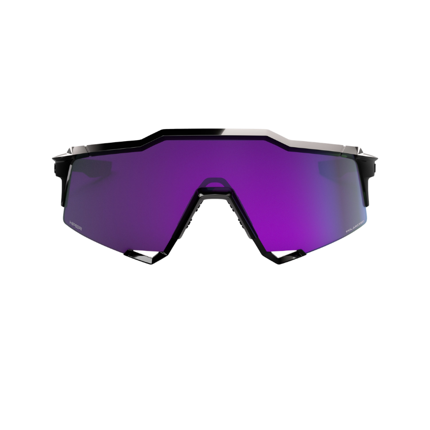 SPEEDCRAFT® POLISHED BLACK HiPER® POLARIZED LAVENDER MIRROR LENS