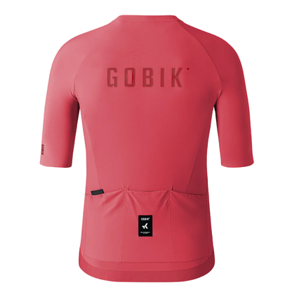 Gobik CX Solid Short Sleeve Cycling Jersey (Cerise Edition)