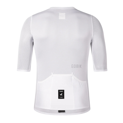 GOBIK SHORT SLEEVE JERSEY UNISEX CARRERA 3.0 WHITE