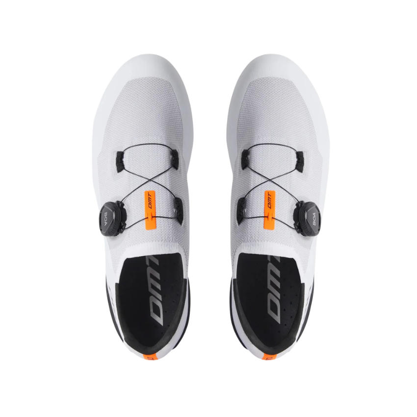 DMT KR30 Knit Road Cycling Shoes - White / Black