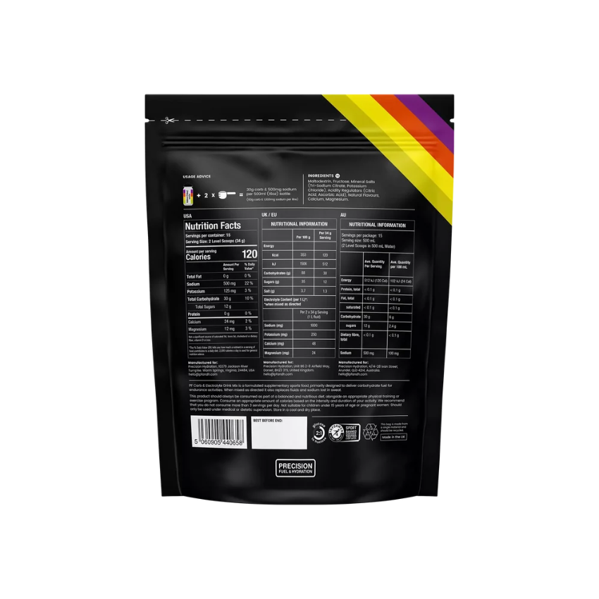 Precision Hydration Carb & Electrolyte Drink Mix