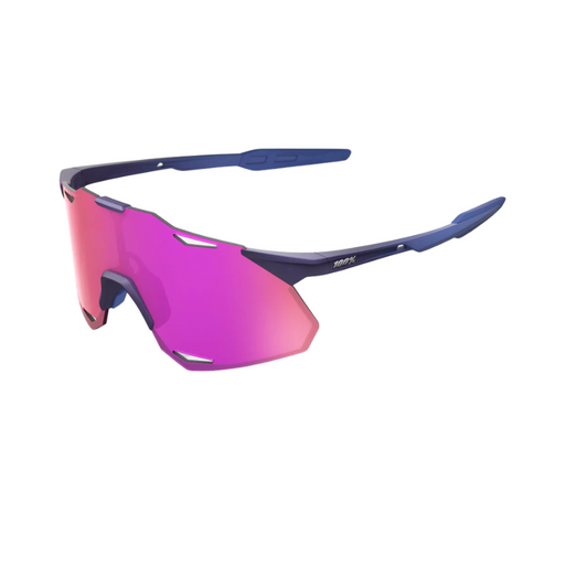 100% HYPERCRAFT® XS SATIN STORM METALLIC PURPLE MIRROR LENS