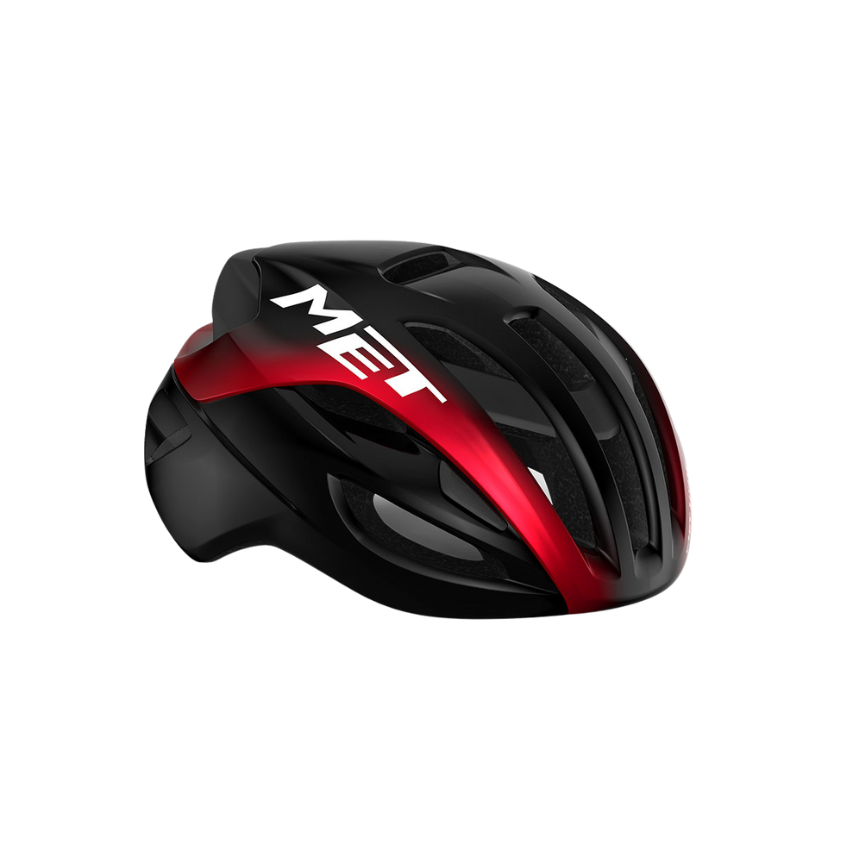 MET RIVALE MIPS CE BLACK RED | GLOSSY