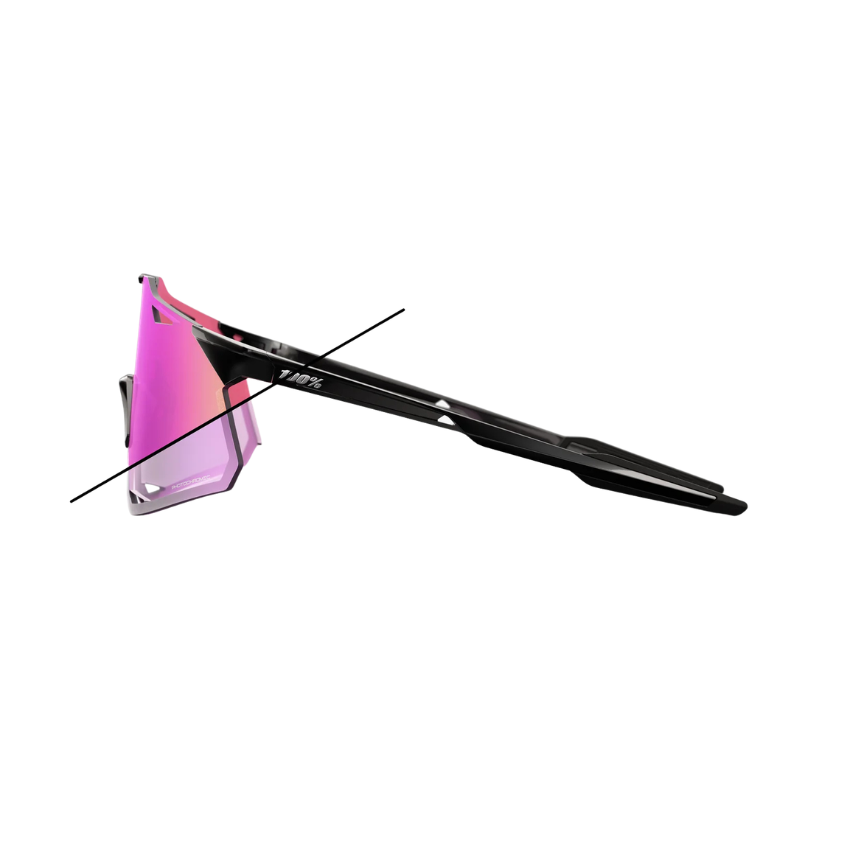HYPERCRAFT® GLOSS BLACK PURPLE MIRROR PHOTOCHROMIC LENS