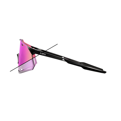HYPERCRAFT® GLOSS BLACK PURPLE MIRROR PHOTOCHROMIC LENS