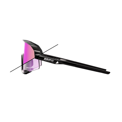 SLENDALE® GLOSS BLACK PURPLE MIRROR PHOTOCHROMIC LENS
