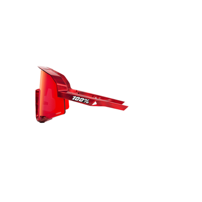 100% Slendale Tom Pidcock Signature Edition Sunglasses - Gloss Red Holographic / HiPER® Fire Red Mirror