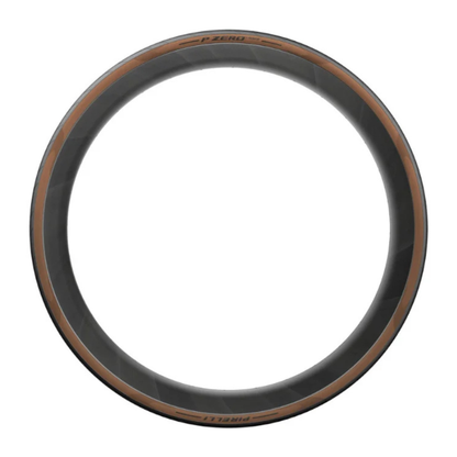 PIRELLI TIRE  P ZERO RACE CLASSIC  28" | 700 x 28C TLR BLACK / BROWN