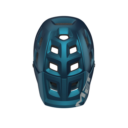 MET TERRANOVA TEAL BLUE BLACK METALLIC | MATT
