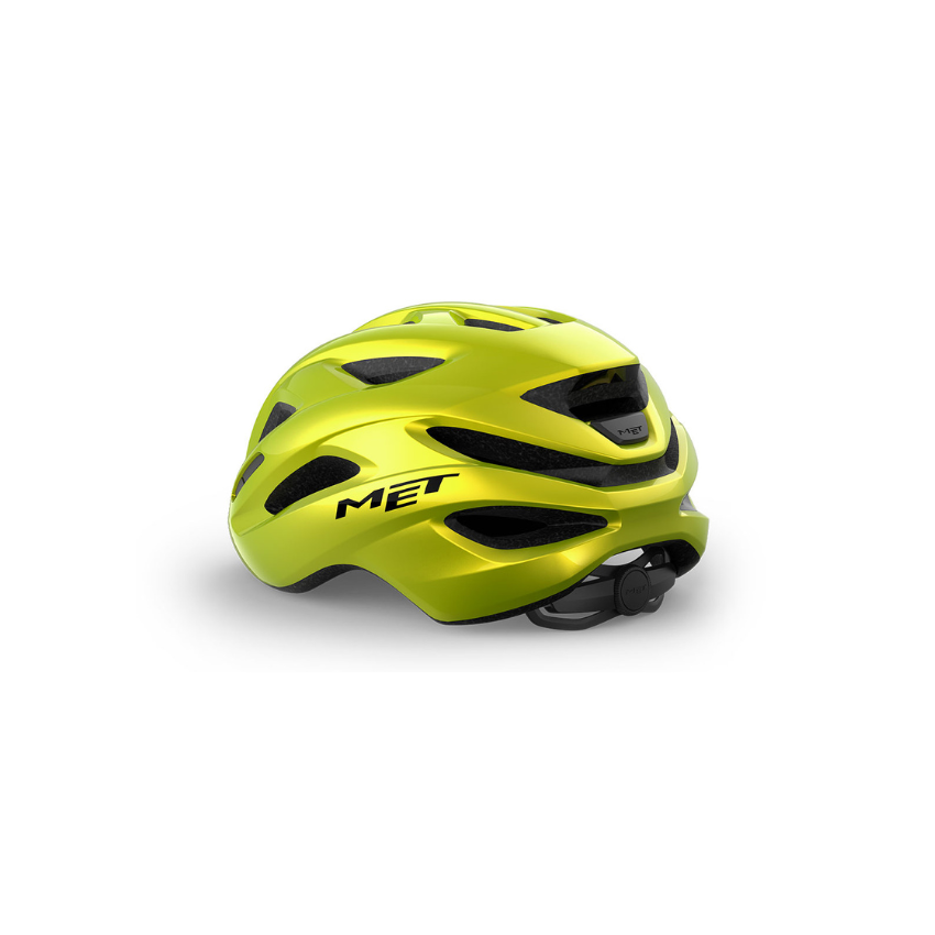 MET IDOLO LIME YELLOW METALLIC | GLOSSY