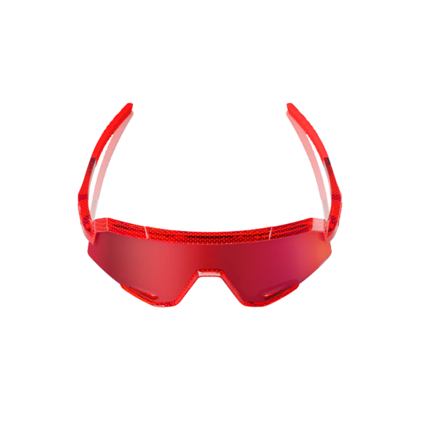 100% SLENDALE  CAMPARI TRANSLUCENT RED  HiPER® FIRE RED MIRROR LENS