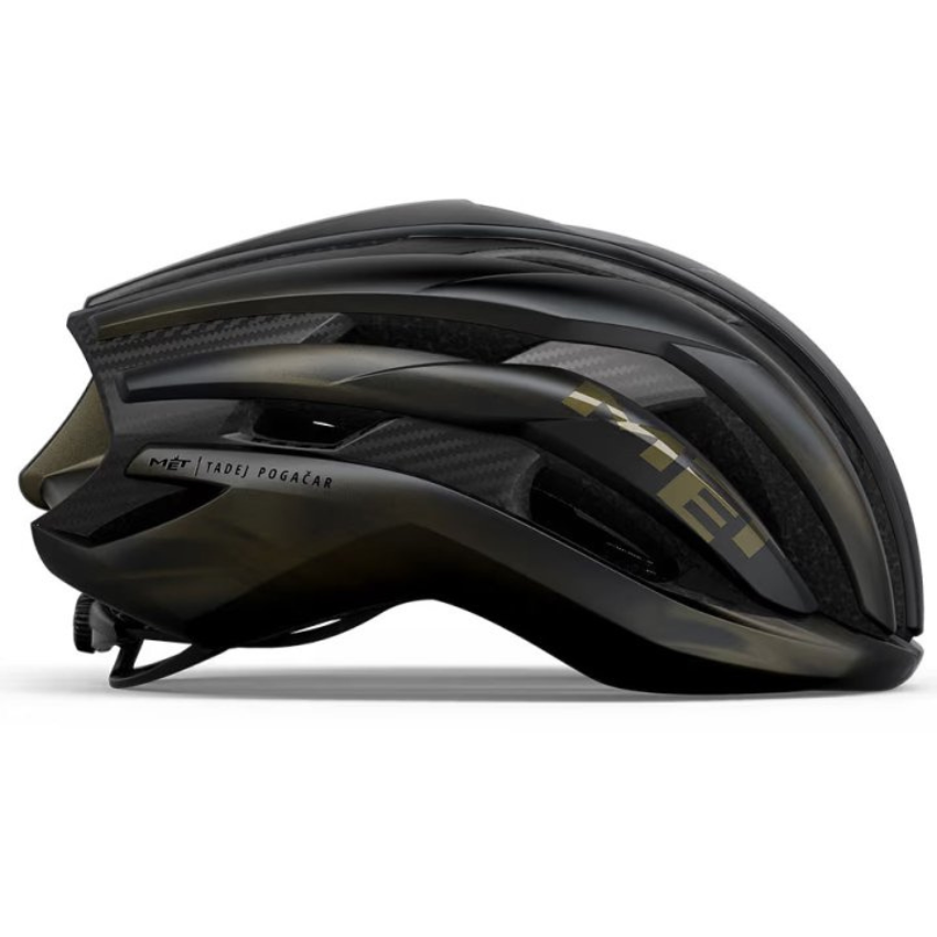 MET Trenta 3K Carbon Tadej Pogacar Black Edition aero cycling helmet - Epic Sports Kenya