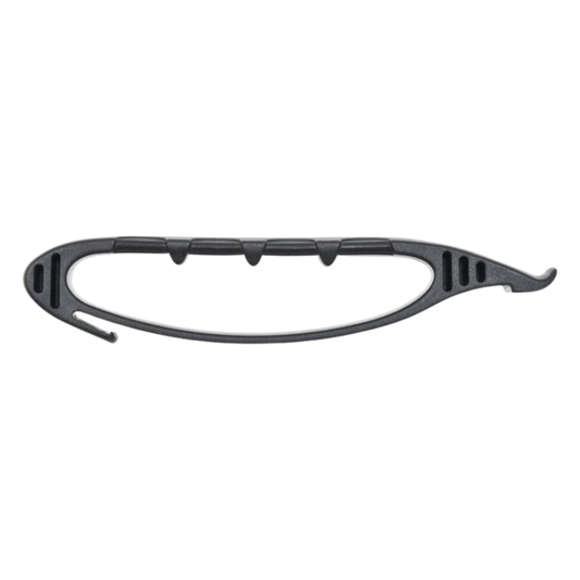 Crankbrothers Speedier ergonomic tire lever showing its knuckle protection hand shield rolling leverage cradle and high strength polymer body - Epic Sports Kenya