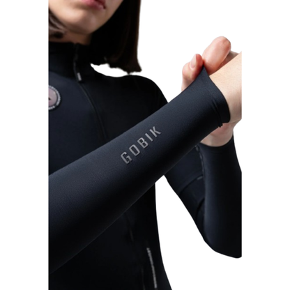 Gobik Kaba 2.0 Unisex Thermal Arm Warmers - Pitch Black