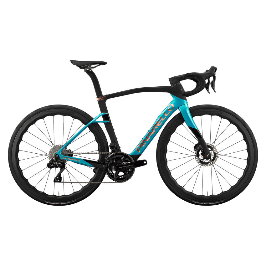 Pinarello New Dogma X Shimano Dura-Ace Di2 PM Carbon Endurance Road Bike – AQUA VEIL – Princeton Grit 4540 X – side