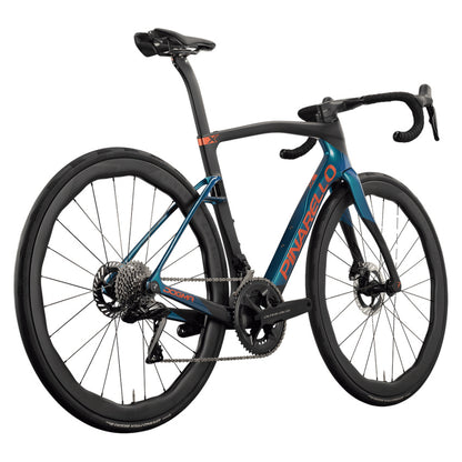 Pinarello New Dogma X Shimano Dura-Ace Di2 PM Carbon Endurance Road Bike – JADE ECLIPSE – Princeton Grit 4540 X – rear three quarter