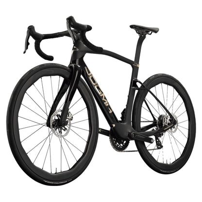 Pinarello New Dogma X SRAM Red AXS PM Carbon Endurance Road Bike – ETNA LUCENTE – Princeton Grit 4540 X – front three quarter