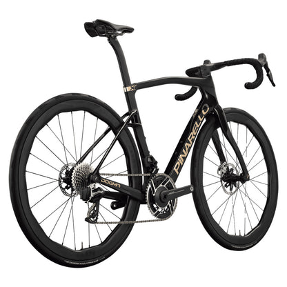 Pinarello New Dogma X SRAM Red AXS PM Carbon Endurance Road Bike – ETNA LUCENTE – Princeton Grit 4540 X – rear three quarter