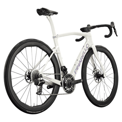 Pinarello New Dogma X Campagnolo Super Record 13 Carbon Endurance Road Bike – MOONLIGHT FROST – Campagnolo Bora WTO 45 X – rear three quarter