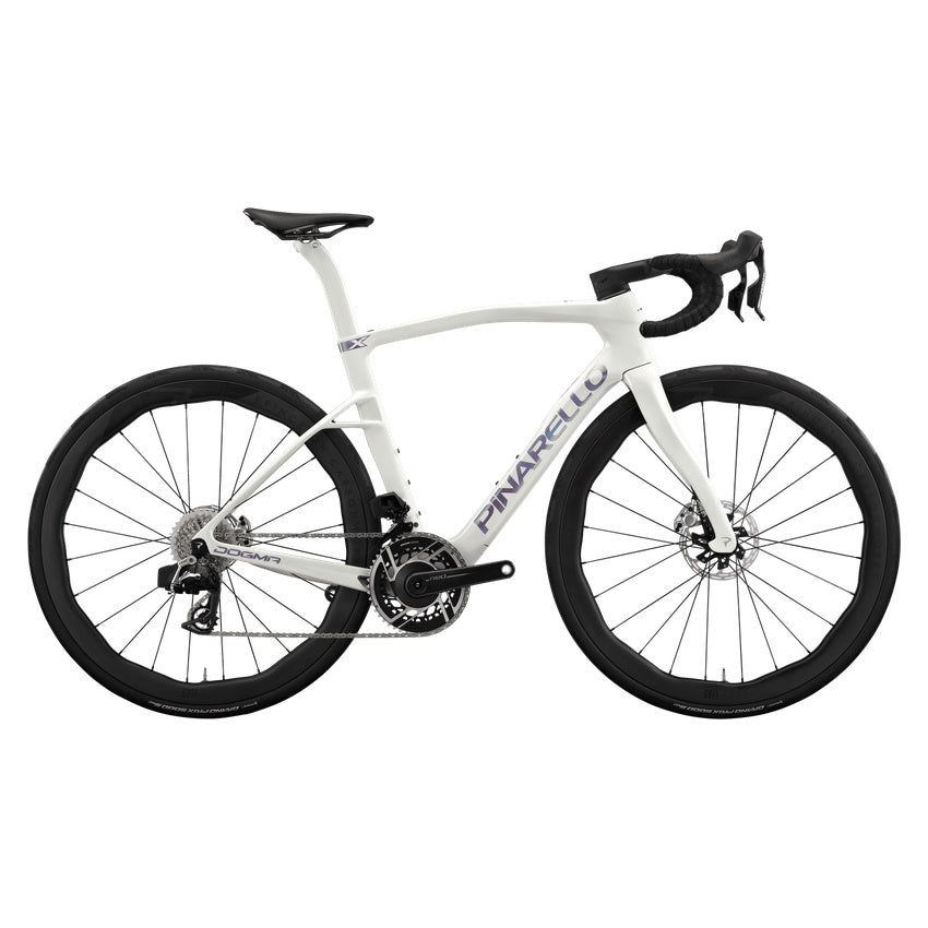 Pinarello New Dogma X Campagnolo Super Record 13 Carbon Endurance Road Bike – MOONLIGHT FROST – Campagnolo Bora WTO 45 X – side