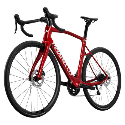 Pinarello New X1 Shimano 105 Carbon Endurance Road Bike – RACING RED – MOST Fast 27 DB Alu X – front three quarter