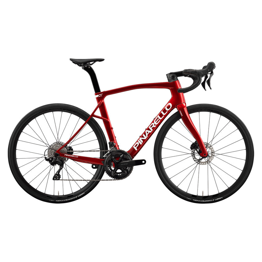 Pinarello New X1 Shimano 105 Carbon Endurance Road Bike – RACING RED – MOST Fast 27 DB Alu X – side