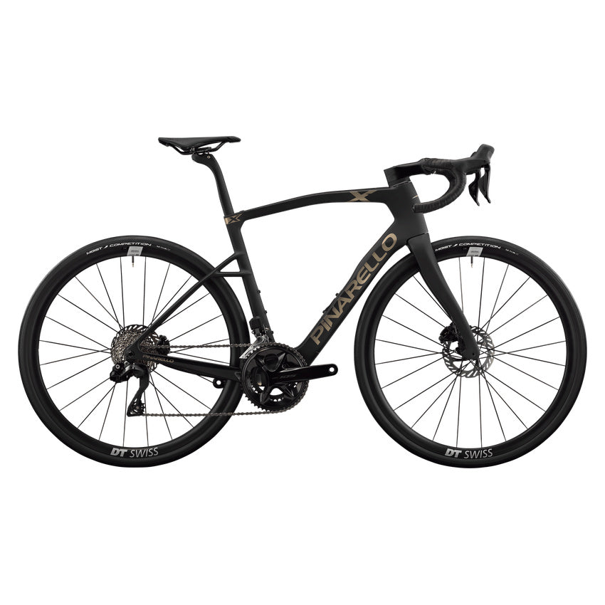 Pinarello New X3 Shimano 105 Di2 Carbon Endurance Road Bike – ELEMENT BLACK – DT Swiss A1800 X – side