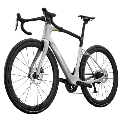 Pinarello New X7 Shimano Ultegra Di2 Carbon Endurance Road Bike – TITAN PULSE – MOST Ultrafast 45 X – front three quarter