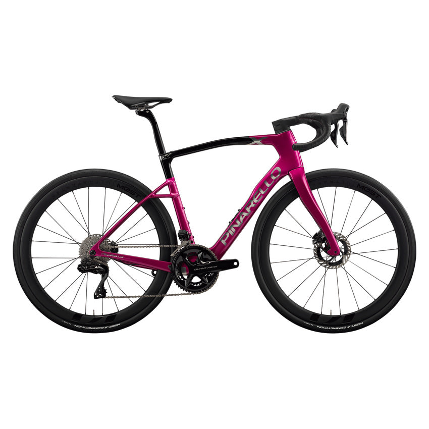 Pinarello New X9 Shimano Dura-Ace Di2 Carbon Endurance Road Bike – SHADOW VIOLET – MOST Ultrafast 45 X – side
